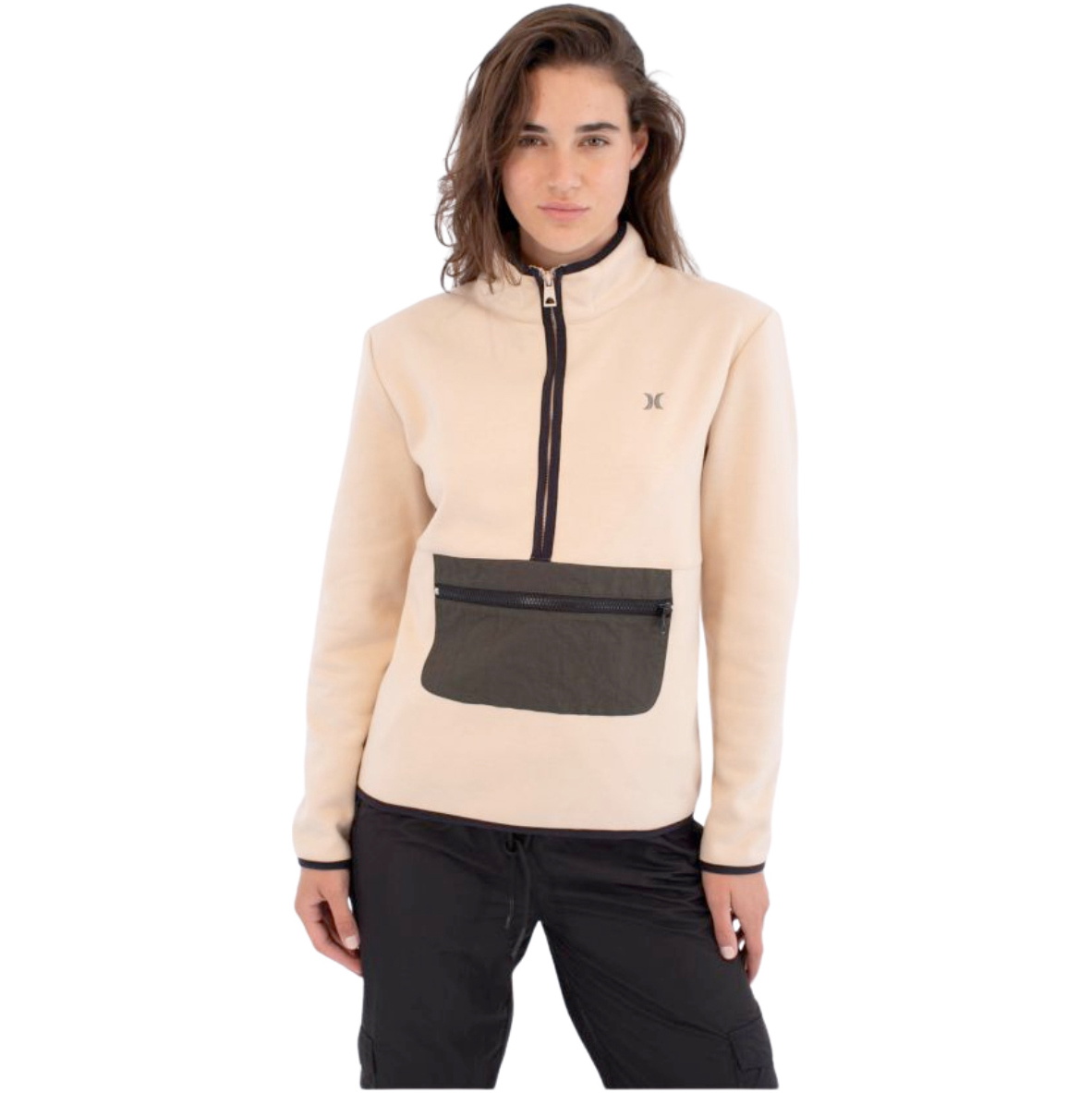 2026 Hurley Womens Coastal Bonded Fleece WJKEU00003 - Khaki